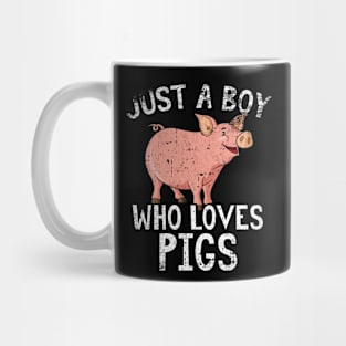 Just A Boy Who Loves Pigs Mug